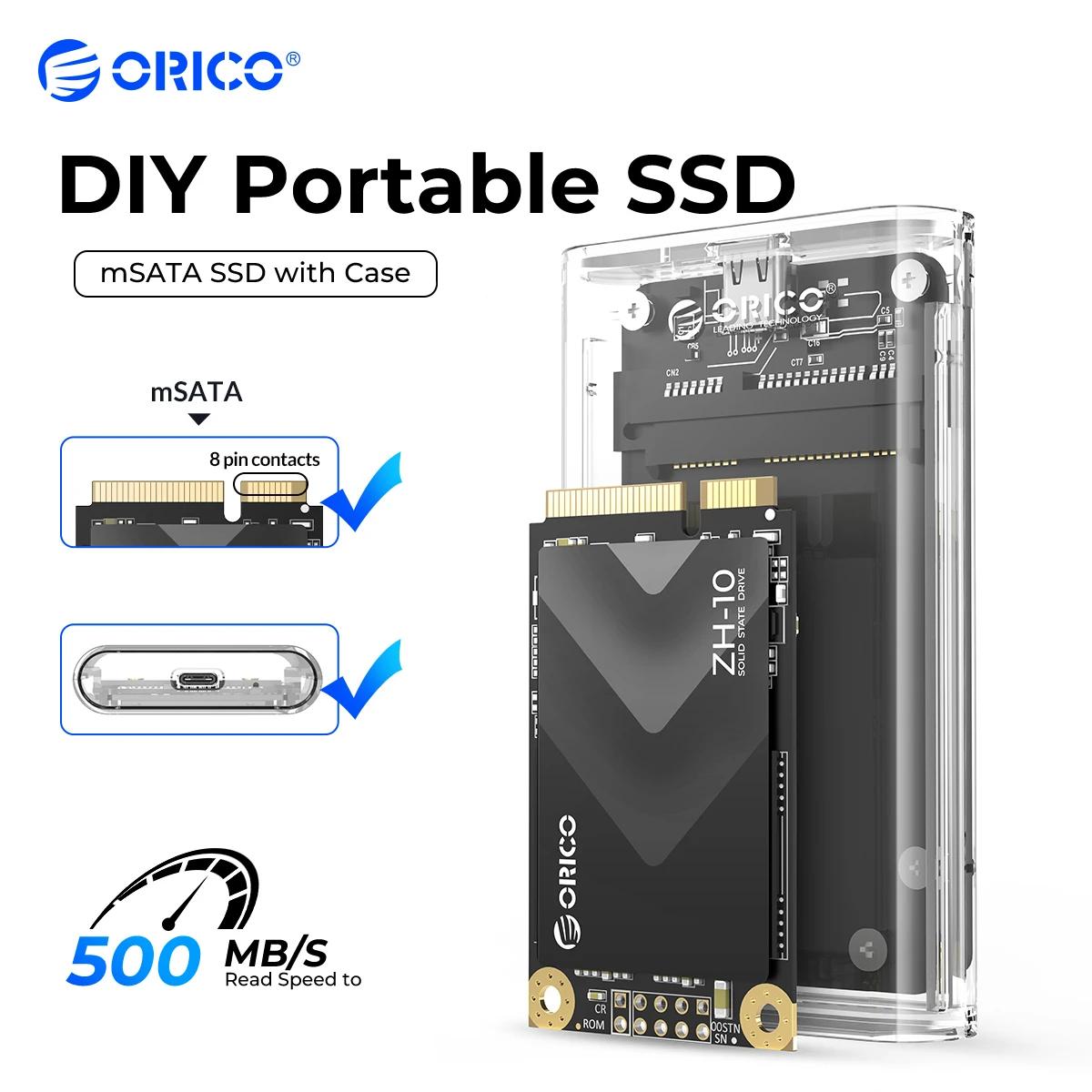 ORICO mSATA  ָ Ʈ ϵ ̺, mSATA SSD ̽ Ʈ, 5Gbps 3D NAND SSD, mSATA SSD, 128GB, 256GB, 512GB, 1TB, 2TB
